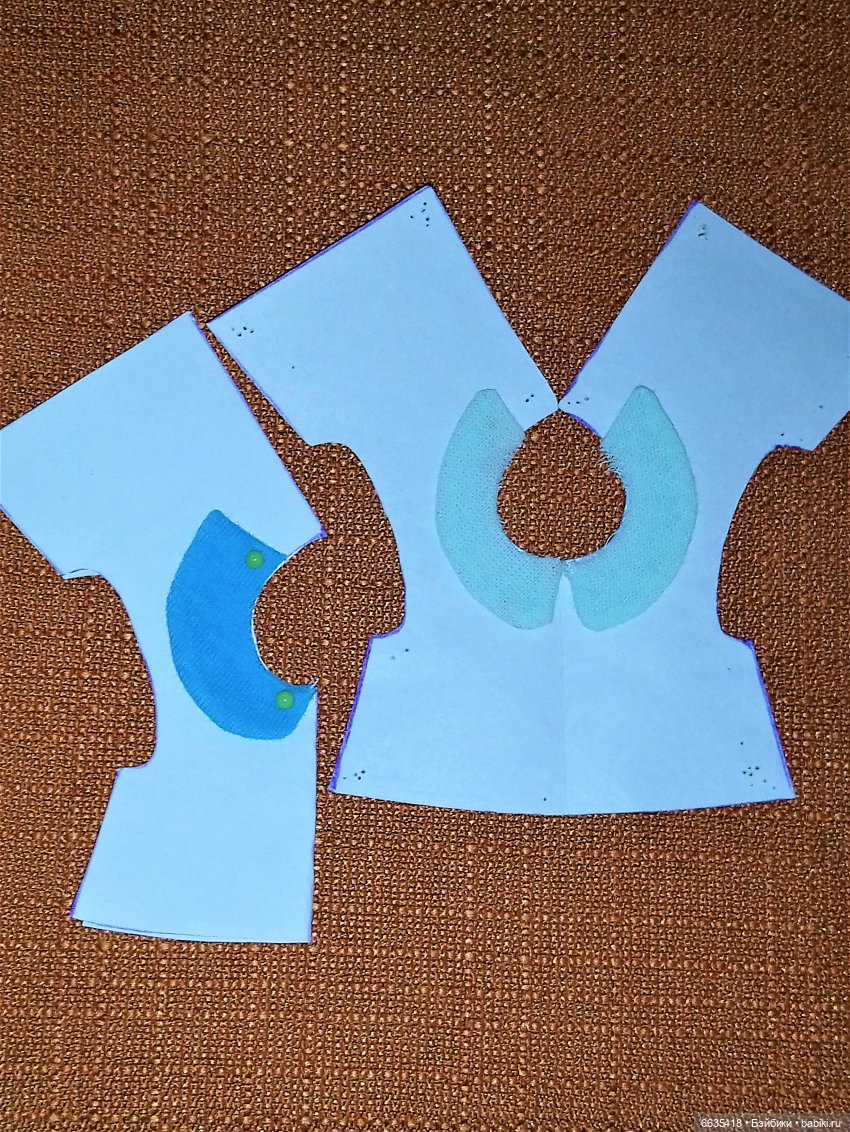 МК «Шьем топ с воротничком для кукол ростом 15 – 17 см» (фото 4)