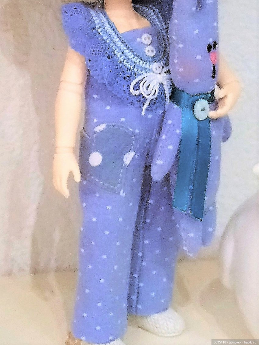 МК «Аппликация в одежде кукол»