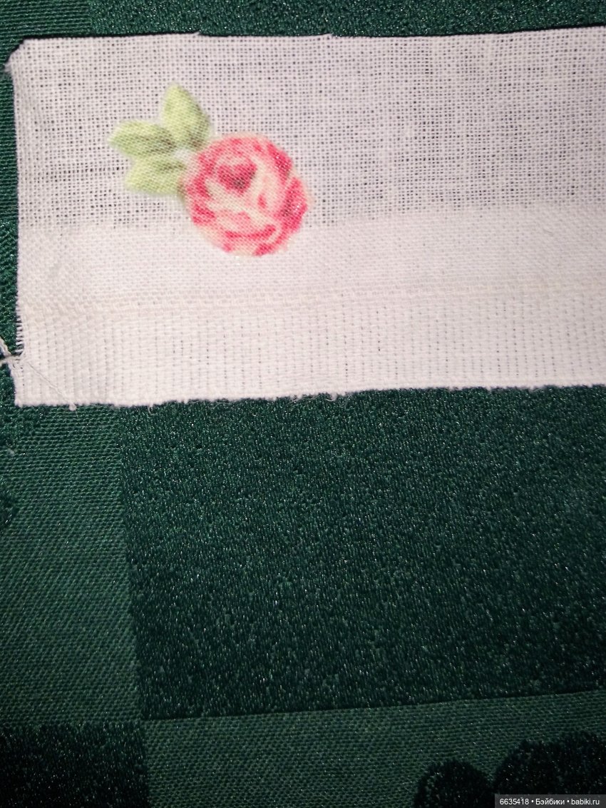 МК «Аппликация в одежде кукол»