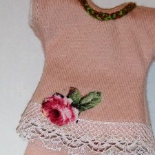 МК «Аппликация в одежде кукол»