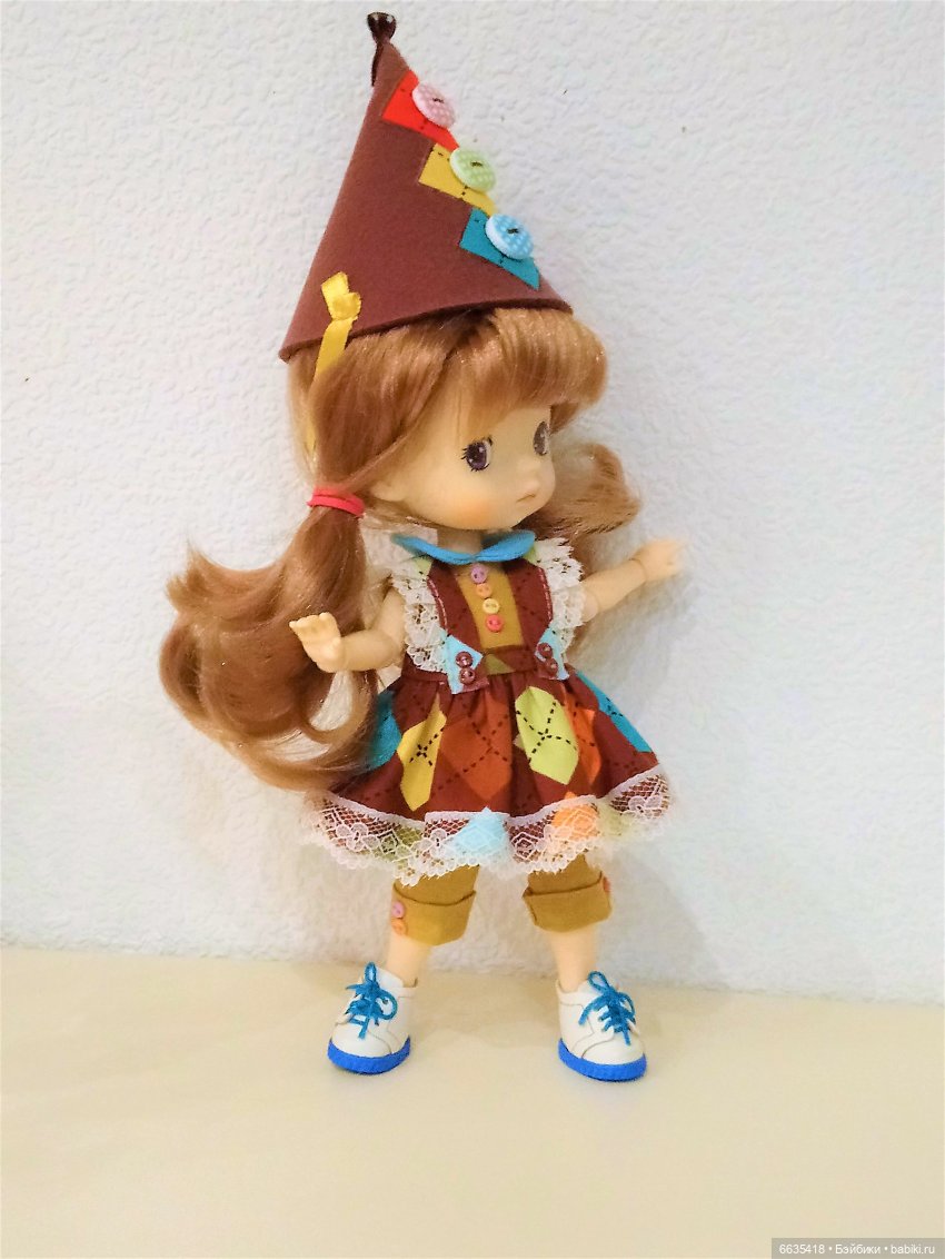 Маленькая клоунесса — Одежда и обувь для кукол своими руками: фото (фото 8)