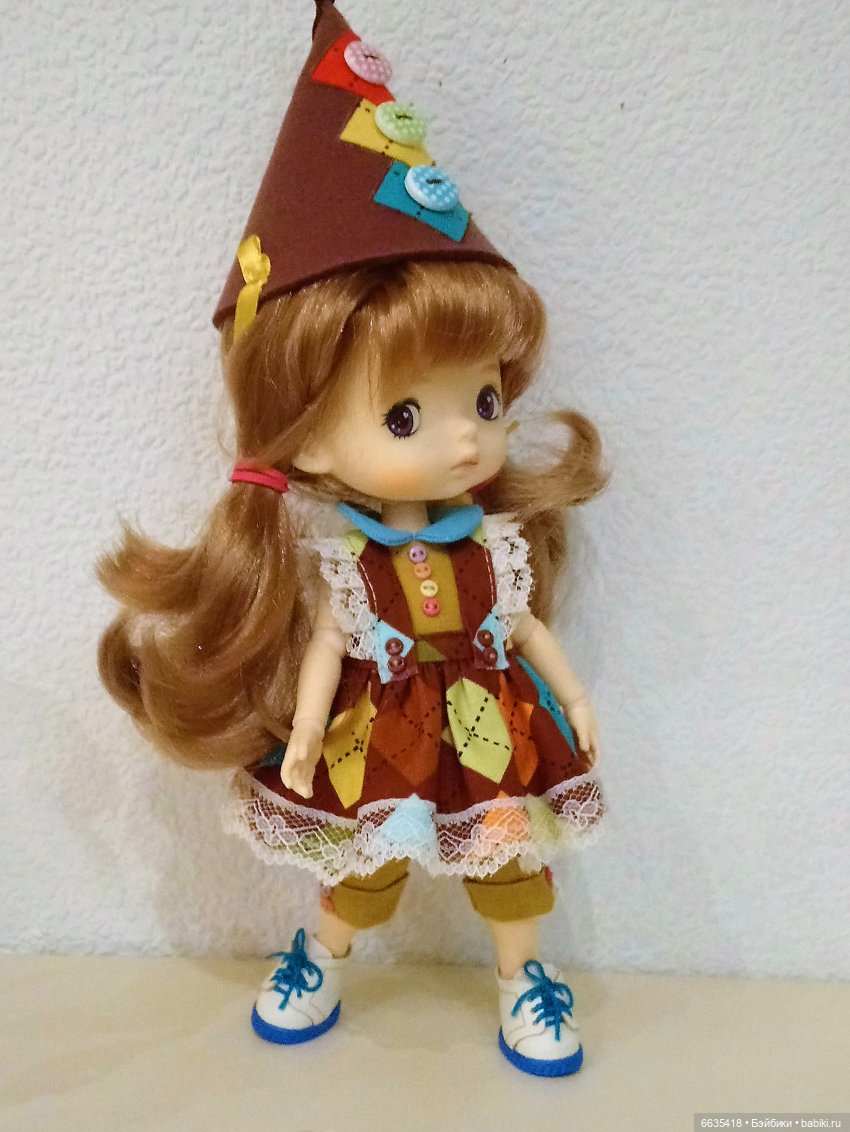 Маленькая клоунесса — Одежда и обувь для кукол своими руками: фото (фото 6)