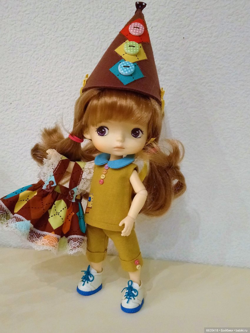 Маленькая клоунесса — Одежда и обувь для кукол своими руками: фото (фото 4)