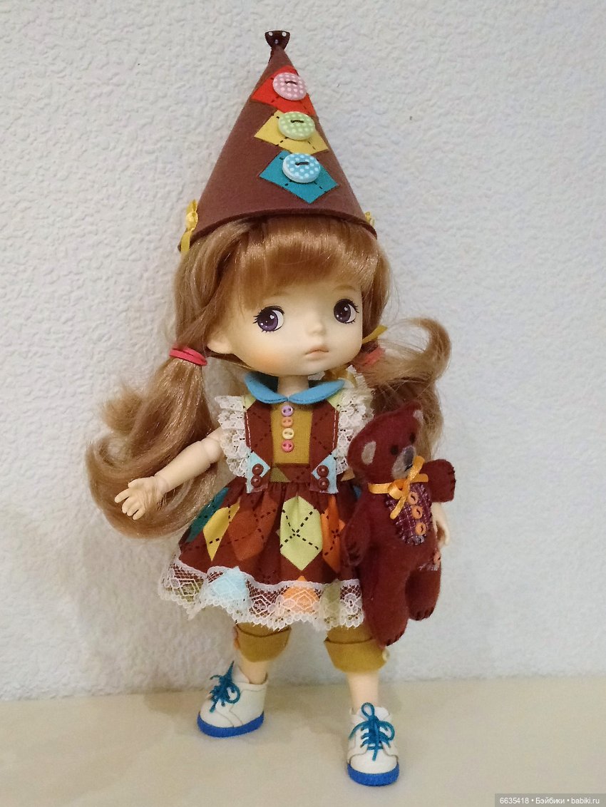 Маленькая клоунесса — Одежда и обувь для кукол своими руками: фото
