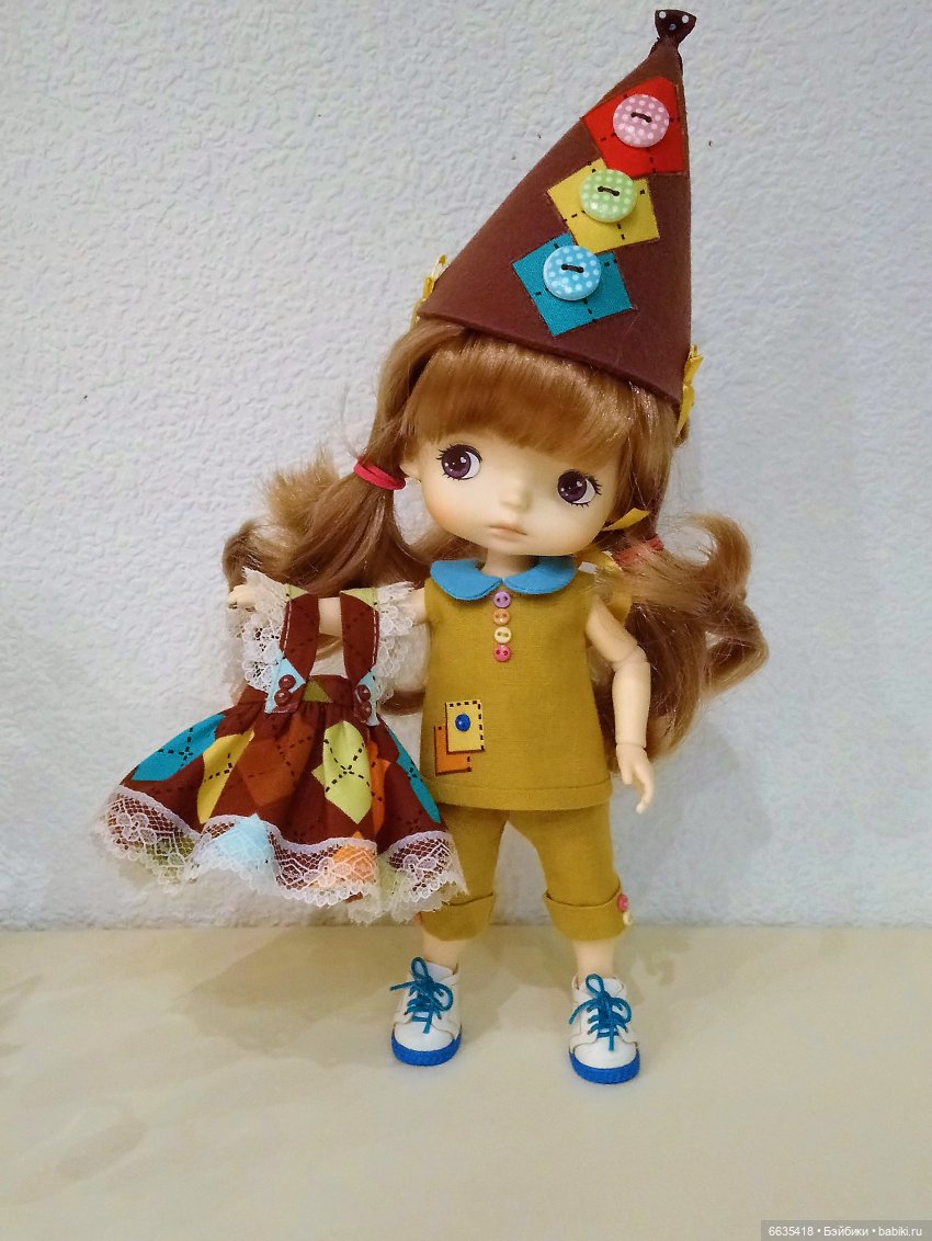 Маленькая клоунесса — Одежда и обувь для кукол своими руками: фото (фото 5)