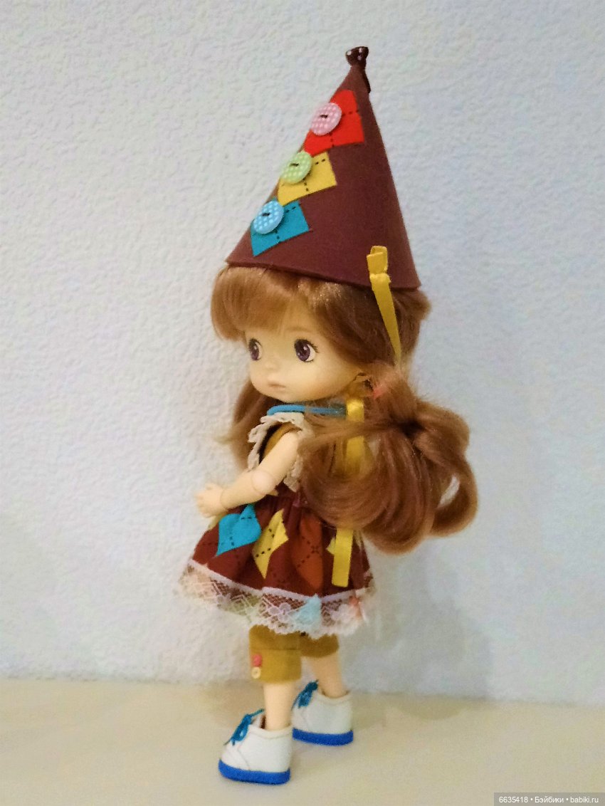 Маленькая клоунесса — Одежда и обувь для кукол своими руками: фото (фото 10)