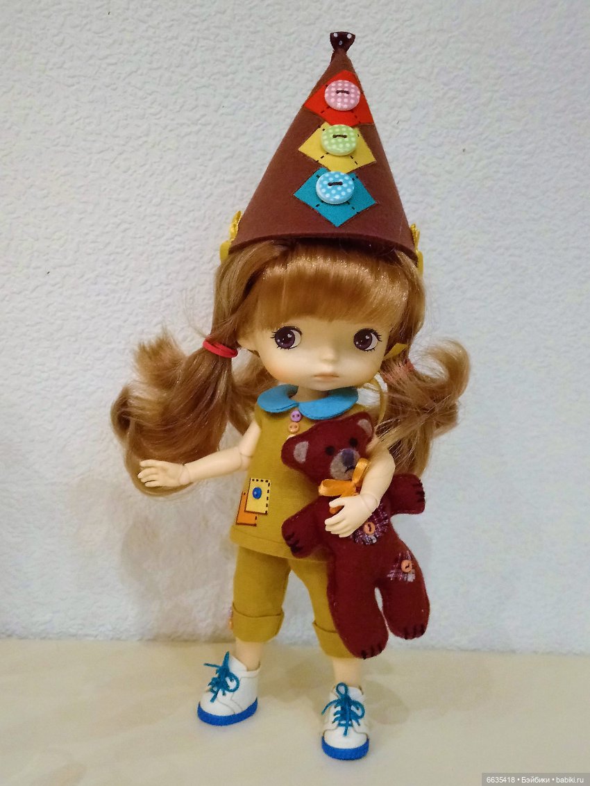 Маленькая клоунесса — Одежда и обувь для кукол своими руками: фото