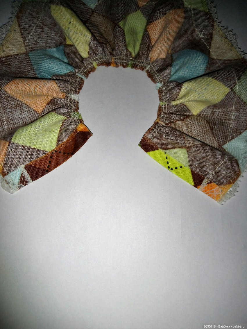 МК «Последовательность операций при пошиве сарафанчика для кукол»