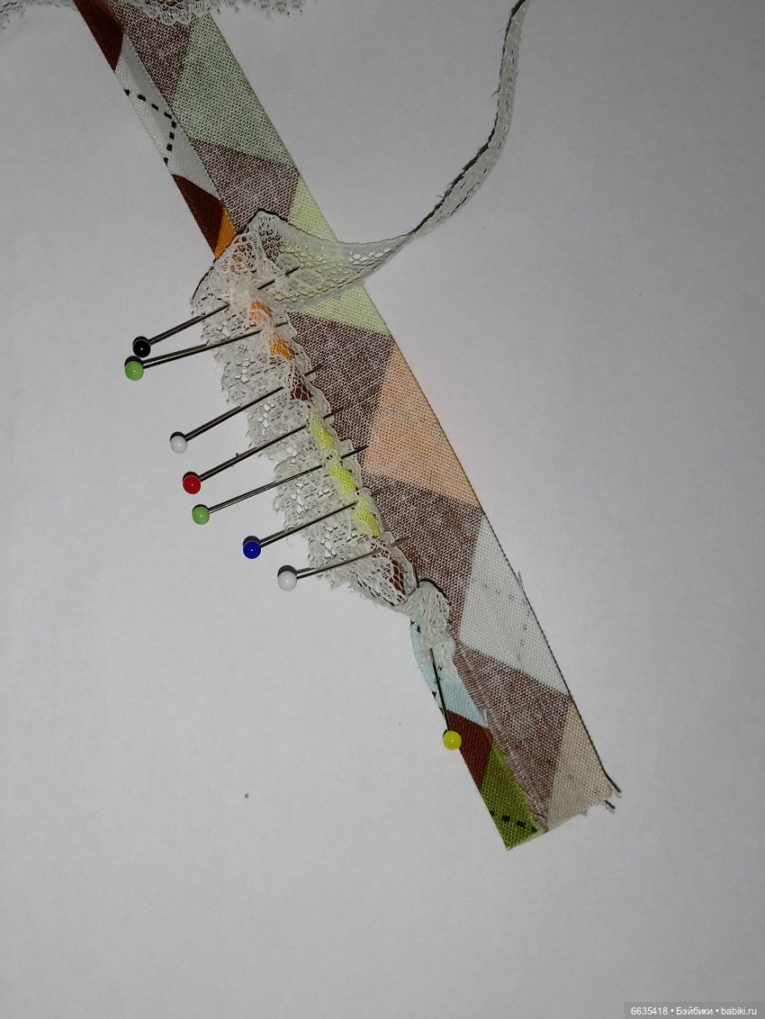 МК «Последовательность операций при пошиве сарафанчика для кукол»