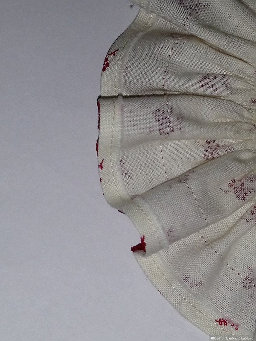 МК «Последовательность операций при пошиве сарафанчика для кукол» (фото 7)