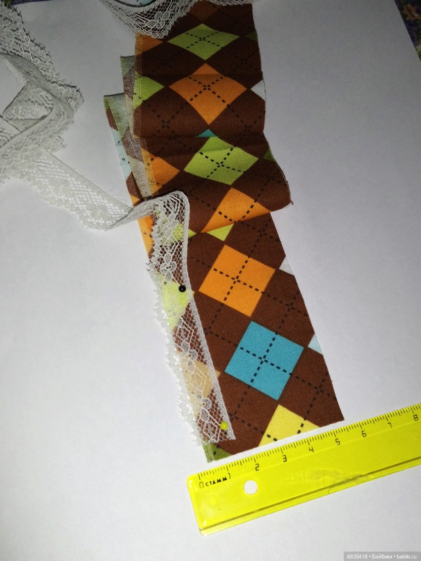 МК «Последовательность операций при пошиве сарафанчика для кукол» (фото 8)