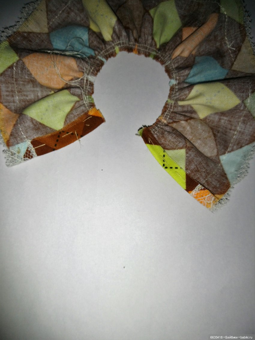 МК «Последовательность операций при пошиве сарафанчика для кукол»