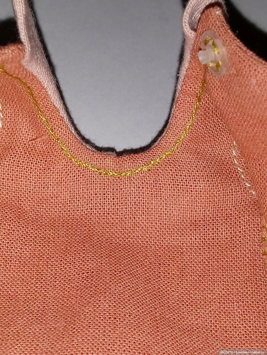 МК «Цельнокройное платье с втачным рукавом для кукол XIAOMI MONST». Часть 1