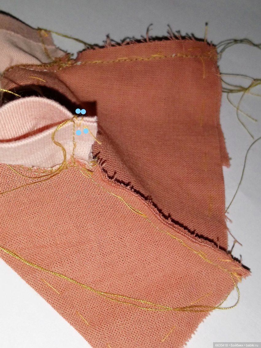 МК «Цельнокройное платье с втачным рукавом для кукол XIAOMI MONST». Часть 1