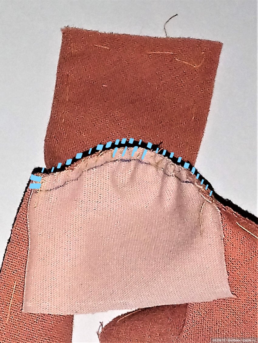 МК «Цельнокройное платье с втачным рукавом для кукол XIAOMI MONST». Часть 1 (фото 10)