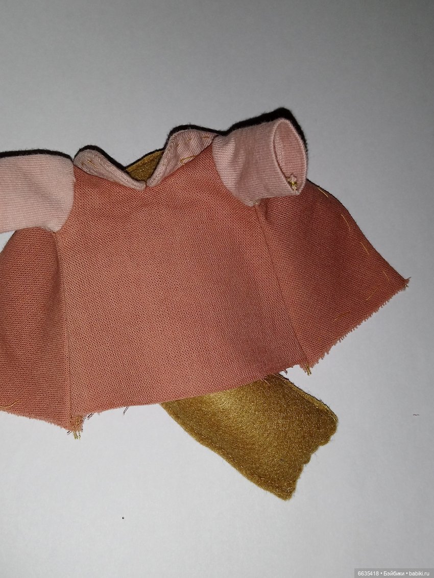 МК «Цельнокройное платье с втачным рукавом для кукол XIAOMI MONST». Часть 1