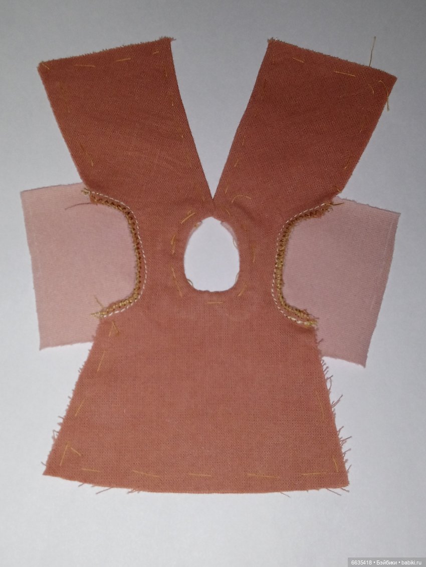 МК «Цельнокройное платье с втачным рукавом для кукол XIAOMI MONST». Часть 1