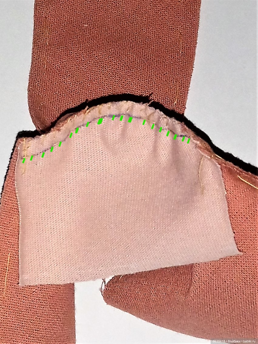 МК «Цельнокройное платье с втачным рукавом для кукол XIAOMI MONST». Часть 1 (фото 9)