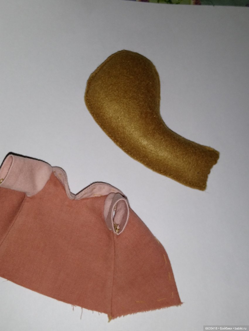 МК «Цельнокройное платье с втачным рукавом для кукол XIAOMI MONST». Часть 1