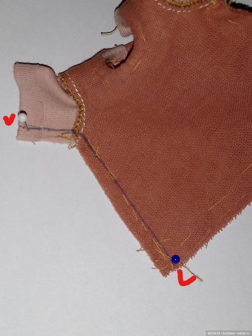 МК «Цельнокройное платье с втачным рукавом для кукол XIAOMI MONST». Часть 1