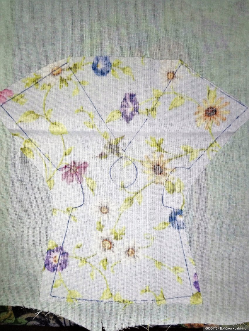 МК «Цельнокройное платье с втачным рукавом для кукол XIAOMI MONST». Часть 2 (фото 5)