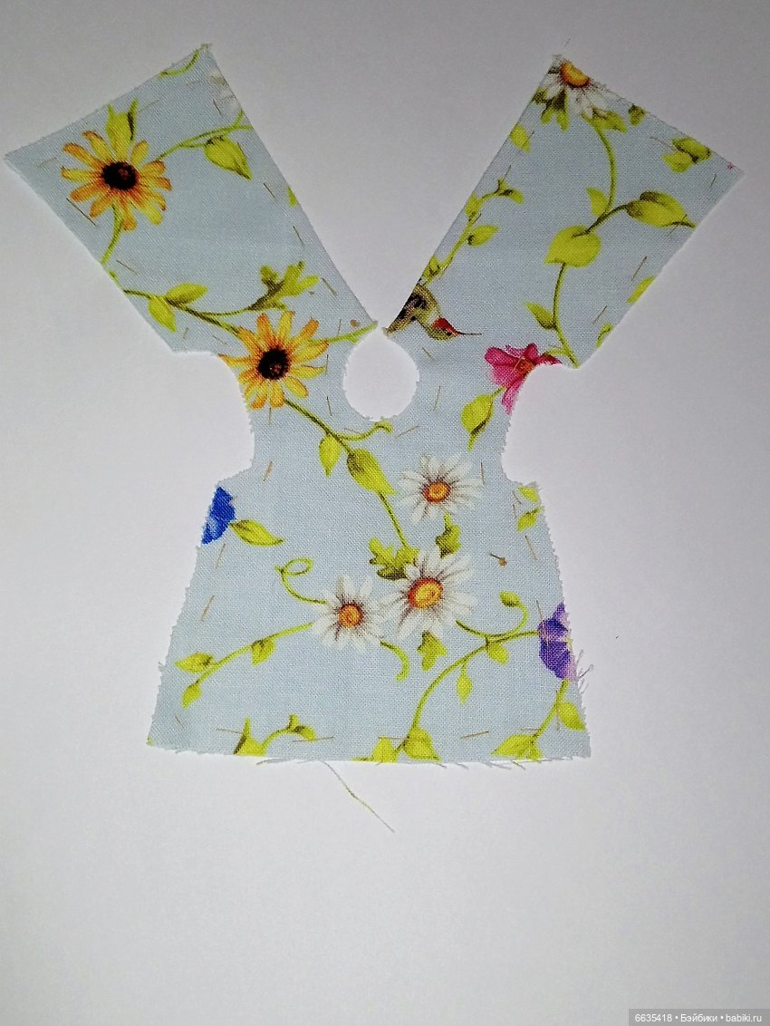 МК «Цельнокройное платье с втачным рукавом для кукол XIAOMI MONST». Часть 2 (фото 7)