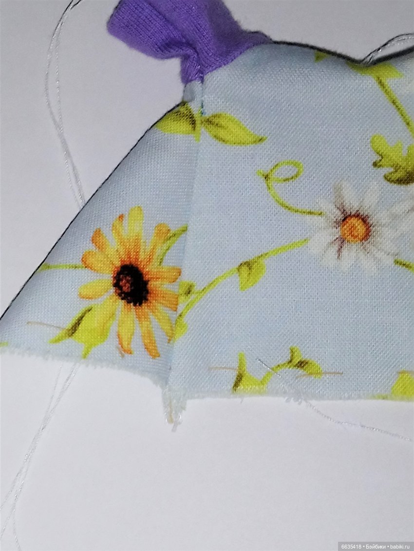 МК «Цельнокройное платье с втачным рукавом для кукол XIAOMI MONST». Часть 2