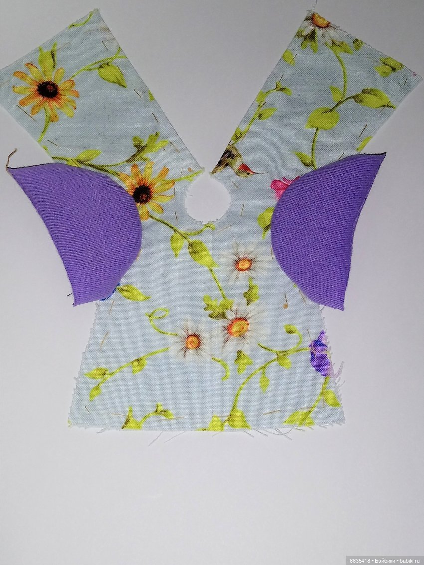 МК «Цельнокройное платье с втачным рукавом для кукол XIAOMI MONST». Часть 2