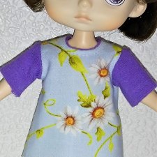 МК «Цельнокройное платье с втачным рукавом для кукол XIAOMI MONST». Часть 2