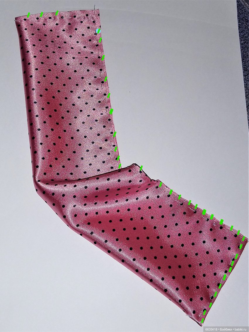 МК «Сарафан из шелка для кукол XIAOMI MONST» (фото 5)