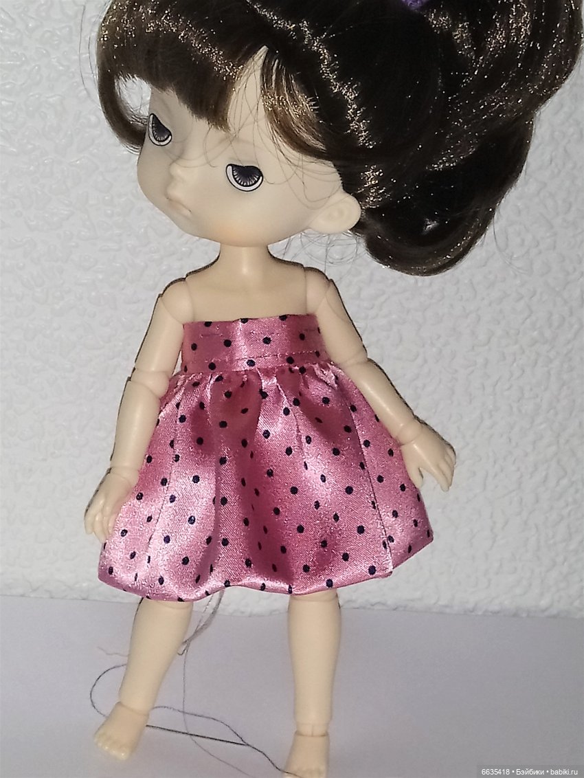 МК «Сарафан из шелка для кукол XIAOMI MONST»