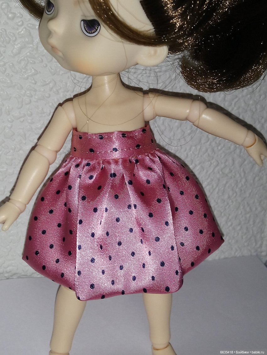 МК «Сарафан из шелка для кукол XIAOMI MONST»