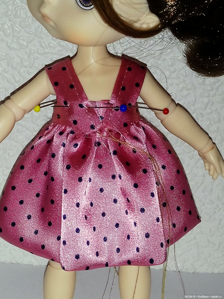 МК «Сарафан из шелка для кукол XIAOMI MONST»