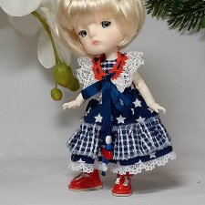 Съемные воротнички в кукольной одежде