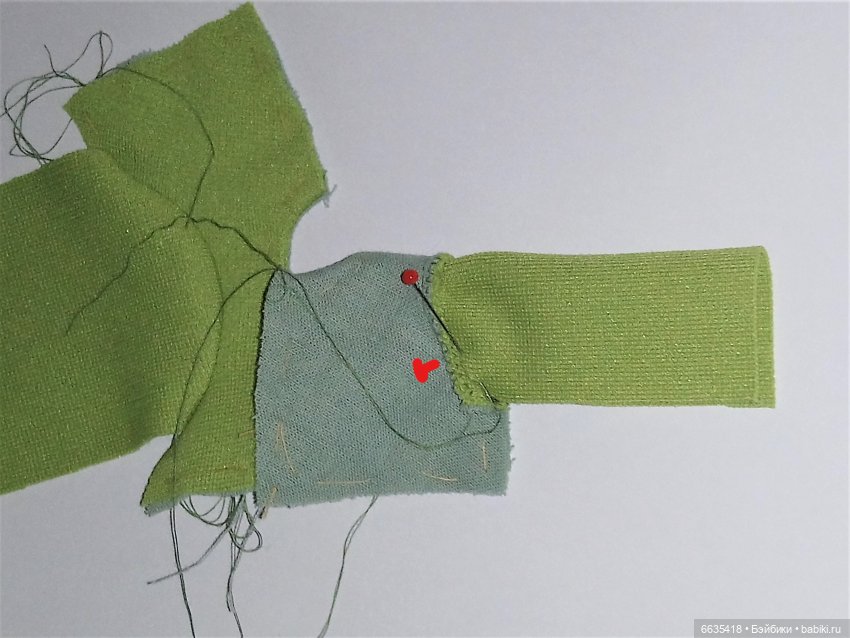 МК «Пошив комбинезона с рукавами, отрезного по талии и с застежкой на спинке для кукол XIAOMI MONST»