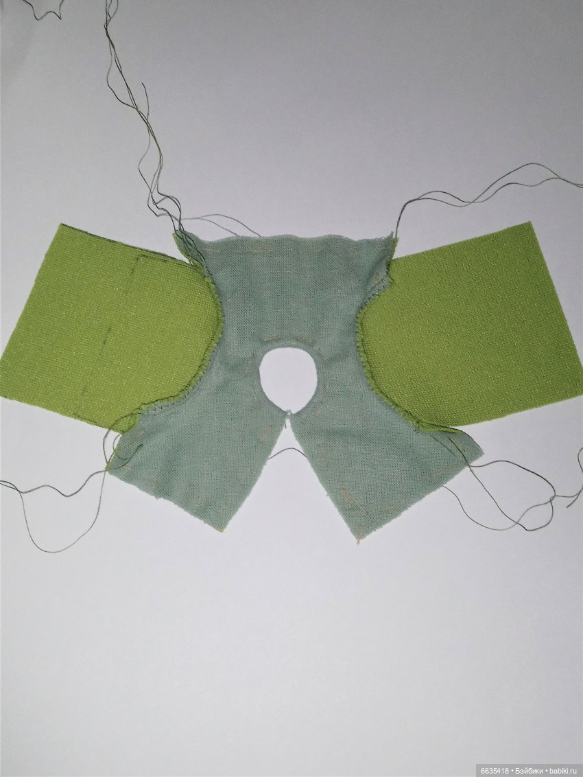 МК «Пошив комбинезона с рукавами, отрезного по талии и с застежкой на спинке для кукол XIAOMI MONST»