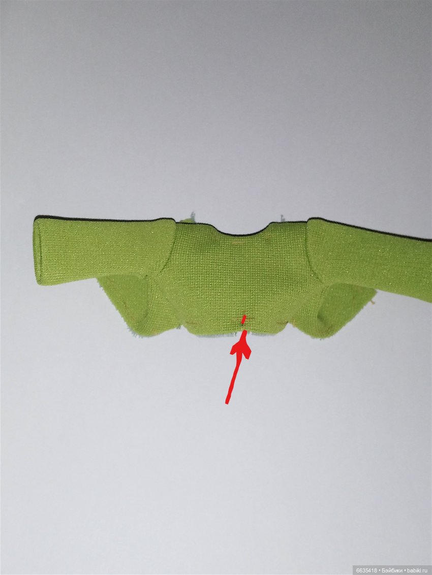 МК «Пошив комбинезона с рукавами, отрезного по талии и с застежкой на спинке для кукол XIAOMI MONST»