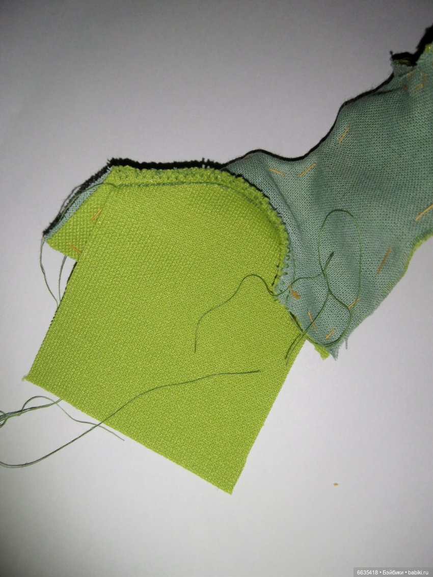 МК «Пошив комбинезона с рукавами, отрезного по талии и с застежкой на спинке для кукол XIAOMI MONST»