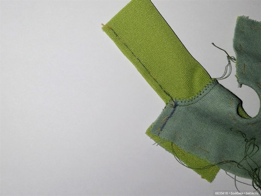 МК «Пошив комбинезона с рукавами, отрезного по талии и с застежкой на спинке для кукол XIAOMI MONST»