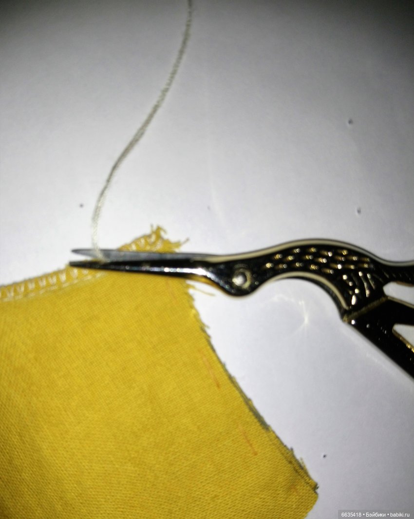 Как закрепить и убрать нить на конце строчки