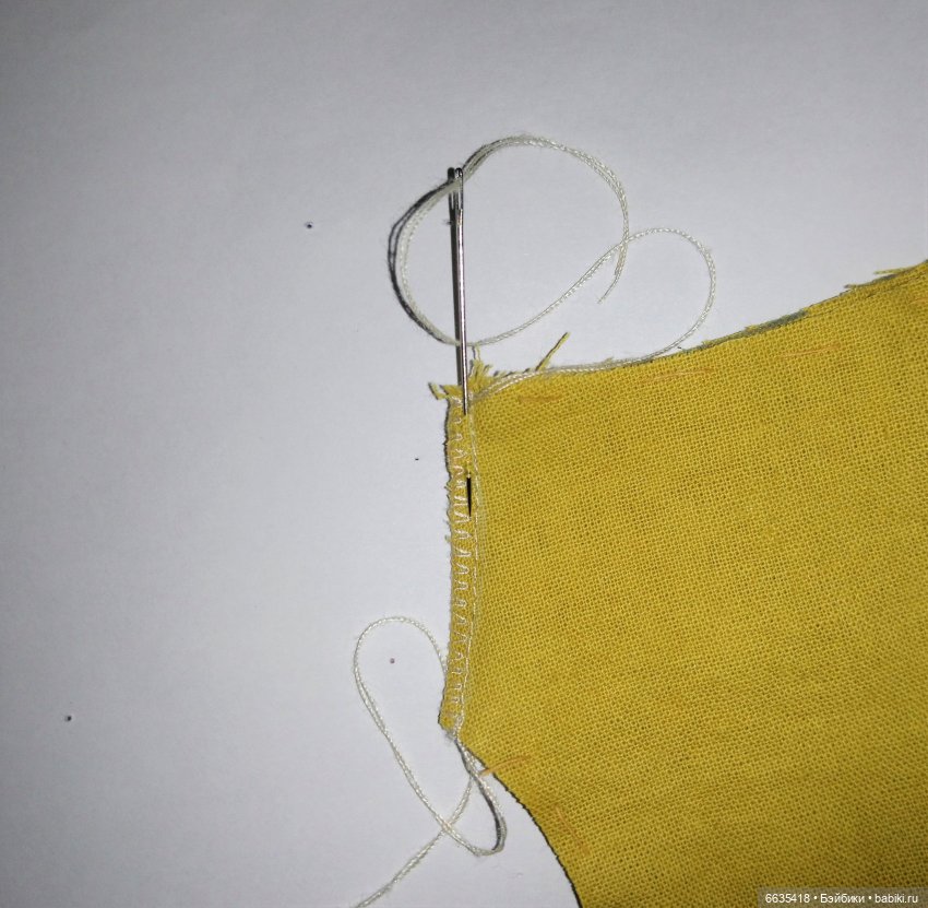 Как закрепить и убрать нить на конце строчки