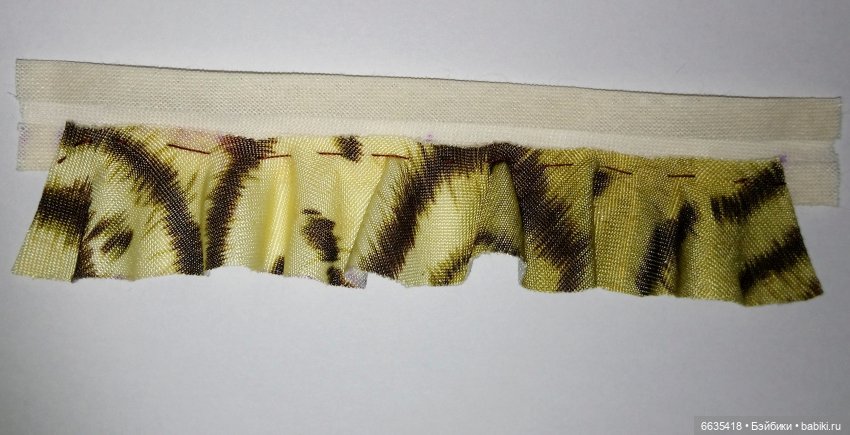 МК «Летний комплект со съёмным воротником для наших кукол»