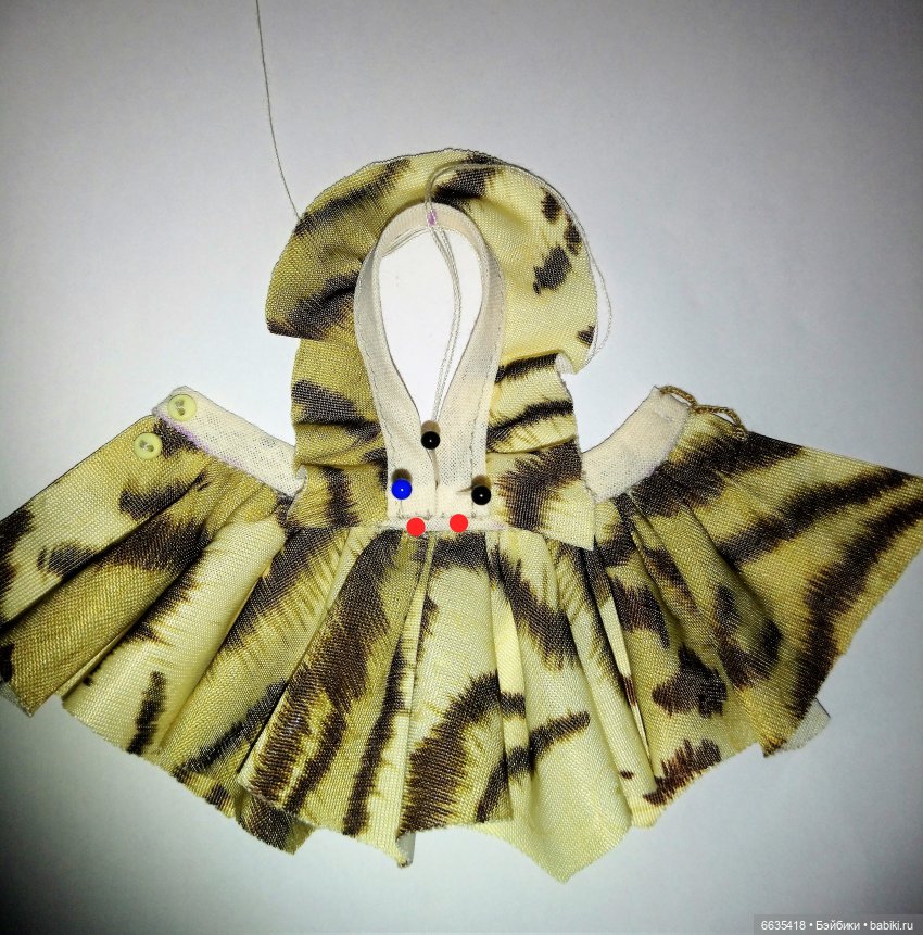 МК «Летний комплект со съёмным воротником для наших кукол»