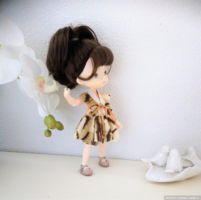 МК «Летний комплект со съёмным воротником для наших кукол» (фото 3)