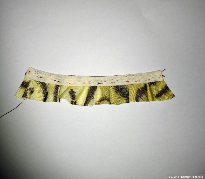 МК «Летний комплект со съёмным воротником для наших кукол»