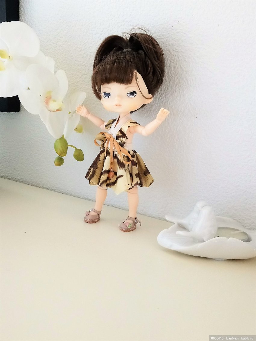 МК «Летний комплект со съёмным воротником для наших кукол» (фото 2)