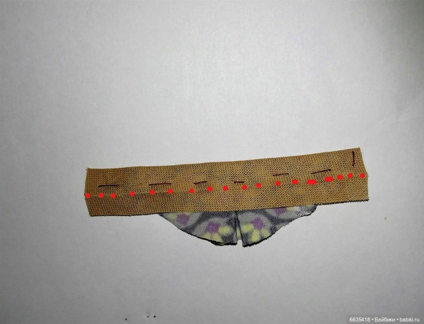 МК «Летний сарафан с крылышками для наших кукол»