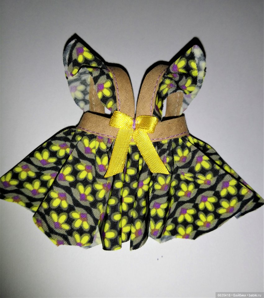 МК «Летний сарафан с крылышками для наших кукол»