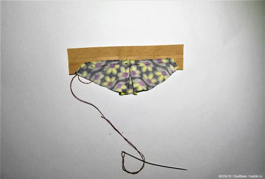 МК «Летний сарафан с крылышками для наших кукол»