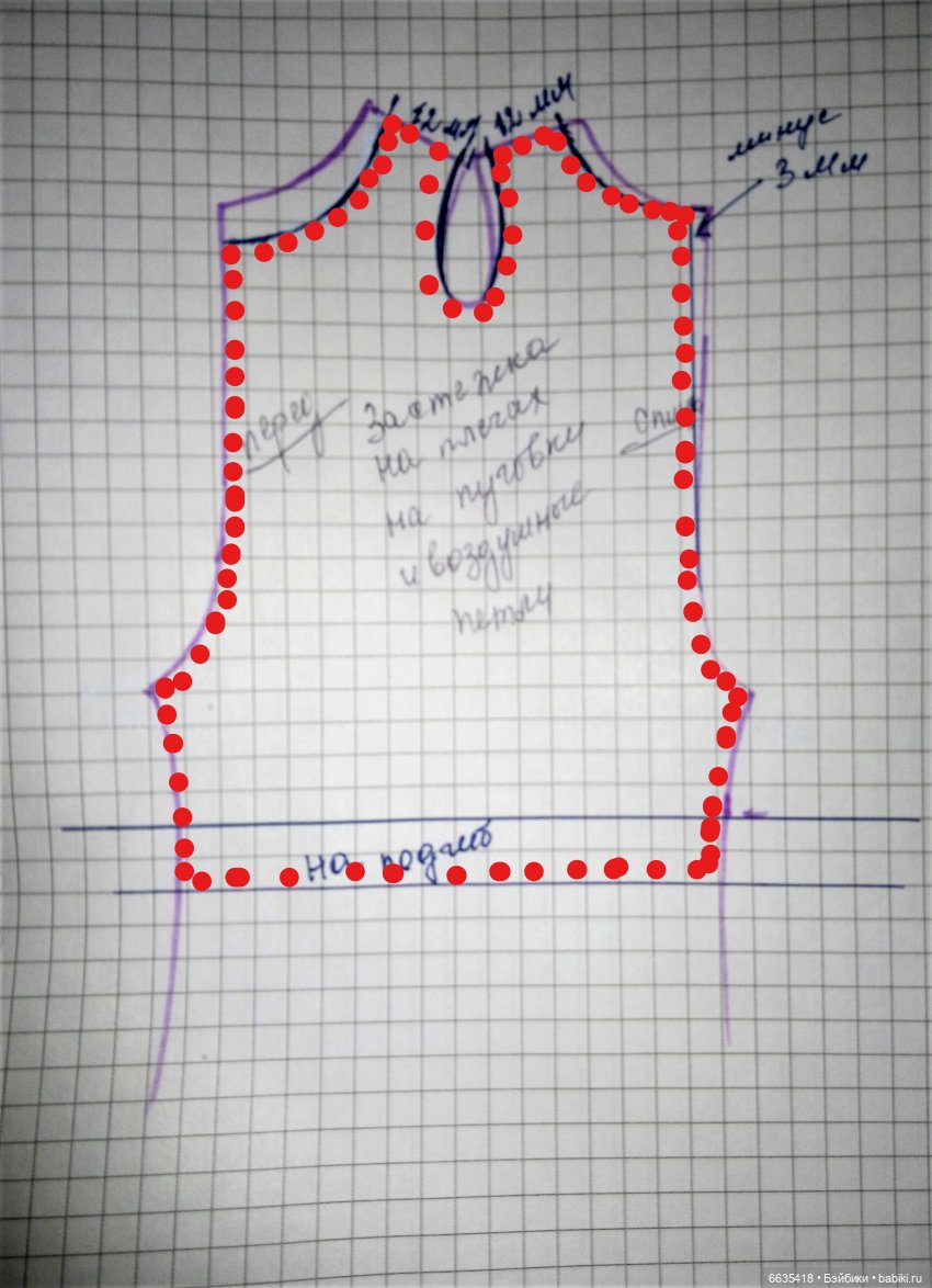 МК «Моделирование на основе базовой выкройки комбинезонов для кукол Xiaomi Monst» Часть 1. «Комбинезоны с шортами» (фото 6)